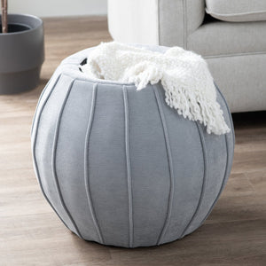 Crestview Collection Modern Chenille Ottoman With Hidden Storage - Stylish & Functional Accent For Your Living Room Space Gray Solid Wood Evfzr4340bgry