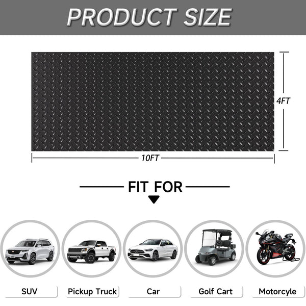 English Elm Thickened Diamond Embossed Pvc Garage Floor Roll Heavy Duty Anti Slip Mat T3210P422242