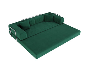 English Elm 78.8Inch Modular Sectional Sofa Bed - Versatile Green Corduroy Furniture For Living Room & Bedroom W3147P278115