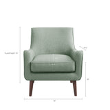 Madison Park Oxford Mid-Century Mid-Century Accent Chair FPF18-0218 Seafoam