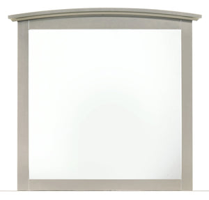 English Elm Elegant Silver Champagne Wall Mirror with 35"x37" Stylish Finish, Lightweight Durable Particle Board Appeal B078108304