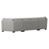 English Elm Wallace & Bay - Wallace & Bay  Berza Gray Cuddler Sectional