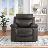 OSP Home Furnishings Bryson Recliner  Charcoal