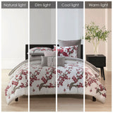 N Natori Cherry Blossom Global Inspired Comforter Mini Set NS10-1849 Multi