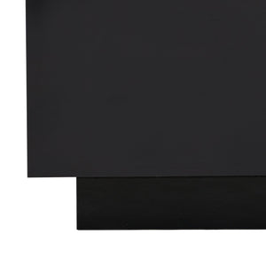 English Elm On-Trend Square High Gloss Coffee Table With 16-Color Led Lights, Modern Design For Stylish Living Rooms N721P191980B