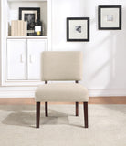 OSP Home Furnishings Jasmine Accent Chair Cream