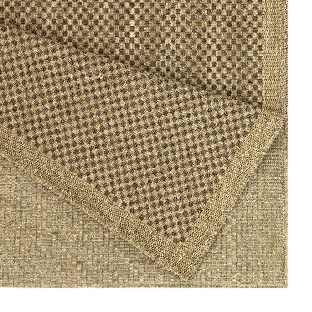 English Elm Earth Jute-Look Area Rug 2'7" X 7'3" - Durable, Easy-Care Indoor/Outdoor Floorcovering In Mocha B186P198825