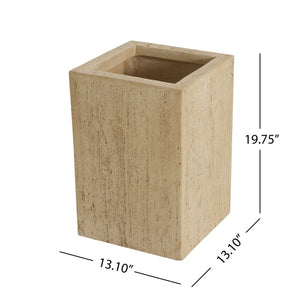 English Elm Christopher Knight Home® - Mgo Handmade Rectangle Planter Box - Durable Travertine Finish, 24.75" L For Indoor & Outdoor Use N772P269215A