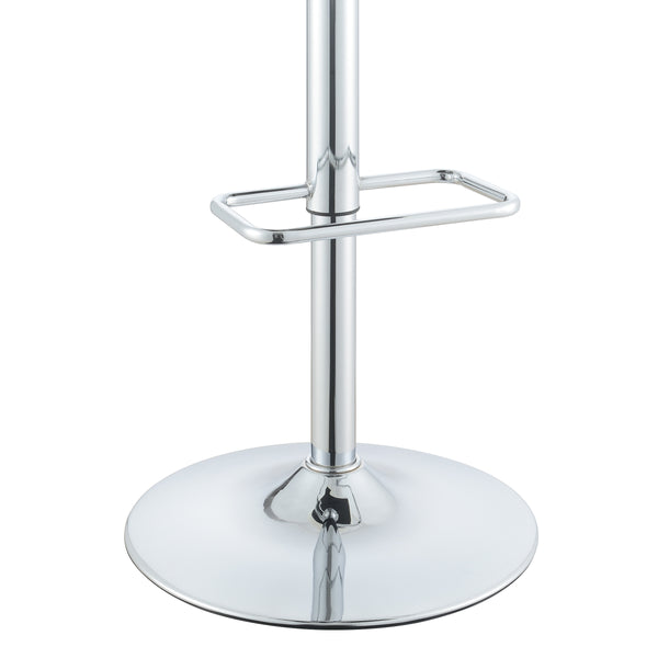 OSP Home Furnishings Araceli Height Adj Stool  - Set of 2 Black