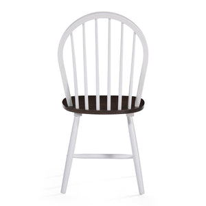 English Elm Christopher Knight Home® - 36 Countryhouse Spindle Back Dining Chair 36in High Back Farmhouse Style Durable Rubberwood Seat White 56487.00WBRN