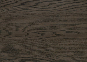 English Elm Modern Griffin 5pc Brown Finish Dining Set with Extendable Sunburst Oak Table, Gold Accent Chairs B011S01462