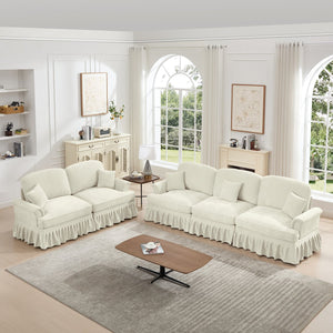 English Elm Classic Modular Sofa Set - Elegant 2-Piece Living Room Couch With Adaptable Styles & Comfort W3041S00236