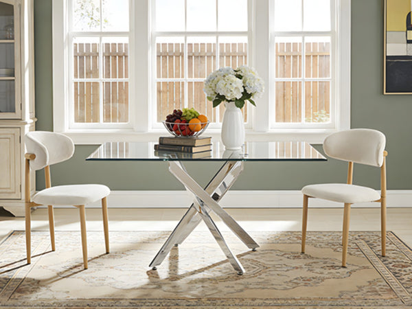 English Elm Dining Chairs Set of Two with Linen Cushions and Iron Legs for Farmhouse Kitchens Beige,Natural Wood W3590P457154