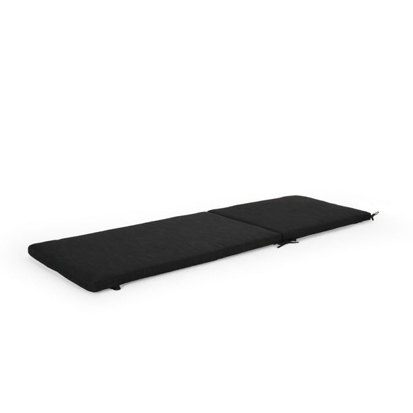 English Elm Christopher Knight Home® - 57592.00CUSH-DGRY Water-Resistant Cape Coral Lounge Cushion Set, Dark Gray 77.5" x 25.2" x 2" N775P185162D