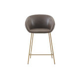 Madison Park Isadora Modern/Contemporary Counter stool MP104-1085 Brown/Gold