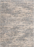 Unique Loom Oasis Water Machine Made Abstract Rug Gray, Ivory/Beige/Blue/Navy Blue 9' 0" x 12' 0"