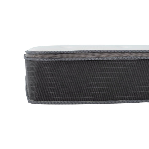 English Elm Plush 10in Cal King Hybrid Mattress in a Box with Gel Memory Foam and Pocket Coil Support for Cool, Undisturbed Sleep Grey+White 75 L x 15 W x 15 H B011P234648