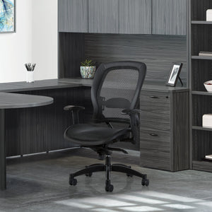 OSP Home Furnishings Manager's Ergonomic Mesh Office Chair with Lumbar Support and Synchro Recline Mechanism 2787R