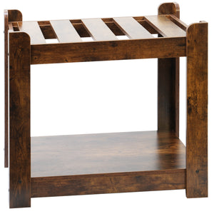 English Elm Pet Bunk Bed Vintage Double-Level Window Perch with Removable Steps, Cushion, Scratch Pad, Sturdy W1687P165899