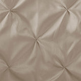 Madison Park Laurel Transitional Tufted Semi-Sheer Shower Curtain MP70-438 Taupe