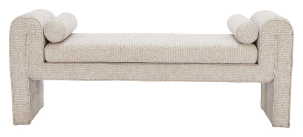 Zuo Modern Astar Bench Beige - Elegant Modern Design With Durable Elm Wood & Stylish Polyester Fabric Finish Beige 100% Polyester,Elm Wood 110436-zuo-modern