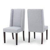 Christopher Knight Home® - Noble House - Rory Contemporary Fabric Wingback Dining Chair - Set of 2