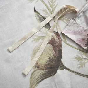 English Elm Full/Queen Cassandra 3-Piece Cotton Duvet Cover Set - Shabby Chic Floral Blush, OEKO-TEX, Button Closure B03597338