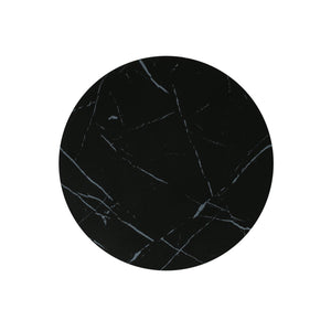 English Elm Christopher Knight Home® - Outdoor Lightweight Concrete MGO Side Table – Versatile 18" Accent Table for Patio, Living Room, Modern Decor Black N773P211093B