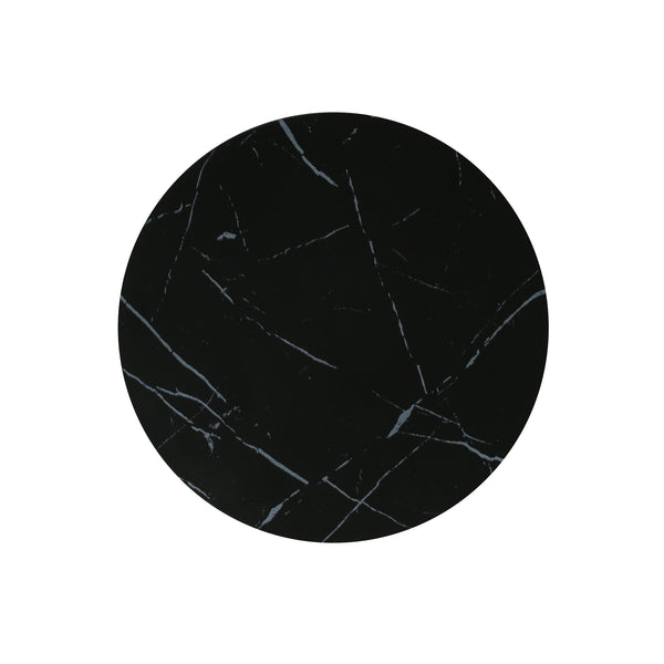 English Elm Christopher Knight Home® - Outdoor Lightweight Concrete MGO Side Table – Versatile 18" Accent Table for Patio, Living Room, Modern Decor Black N773P211093B