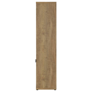 English Elm Noriega Rustic Mango Wood Three Piece Media Wall Unit with Open Shelving Storage B062S01718