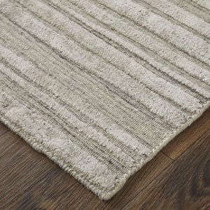 Feizy Rugs Elias Handwoven Abstract Area Rug - Modern Elegance With Gray, Blue, And Ivory For Stylish Decor Brown,Blue,Tan Viscose,Wool Els69fxfgryivyj00