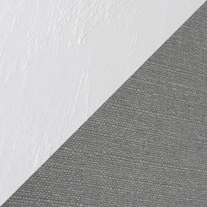 English Elm Dakota-Charlotte Contemporary Dining Set with Bamboo Top and X-Back Chairs, Light Upholstery Finish Grey B202S01493