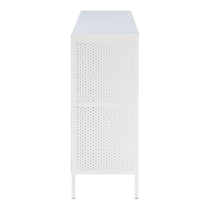 OSP Home Furnishings Ace 8 Cube Bookcase/Storage  White