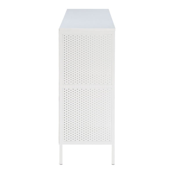 OSP Home Furnishings Ace 8 Cube Bookcase/Storage  White