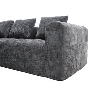 English Elm United Modern Chenille 98.42-Inch L-Shaped Modular Sectional Sofa With Chaise & Side Pockets P2 W1568S00146-GIGA