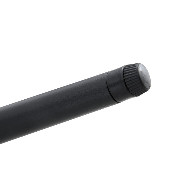 English Elm Table 7-Piece Modern Round Dining Set With 6 Ergonomic Brown Chairs & Black Metal Legs For Style W1151S03752-GIGA