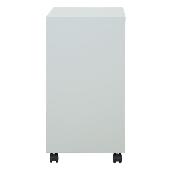 OSP Home Furnishings Metal File Cabinet Grey