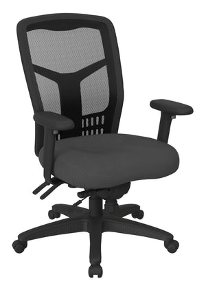 OSP Home Furnishings Progrid® High Back Mesh Ergonomic Manager Chair with Lumbar Support for Office Use 92892-226