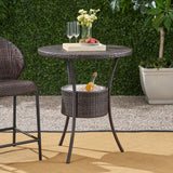 Christopher Knight Home® Oyster Bay Multi Brown Pe Table with Ice Pail