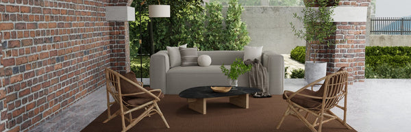 Feizy Rugs Tito Hand Woven Polypropylene Solid Rug - Stylish, Low-profile Design For High-traffic Spaces Brown Polypropylene Tto0826fbrn000f00