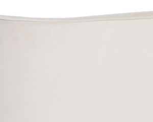 Sunpan Sammy Bench - Elegant Upholstered Seating with Gold Stainless Steel Legs for Stylish Interiors Cream Sky
