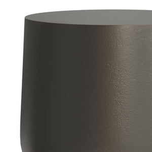 English Elm Anthony Cast Aluminum Side Table - Handcrafted Tulip Shape End Table in Antique Bronze & Brass Finish B136P239045