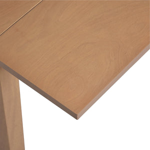 English Elm Foldable Extendable Dining Table Set with Drop Leaves and 4 Upholstered Chairs for Small Spaces Natural N752S010617A