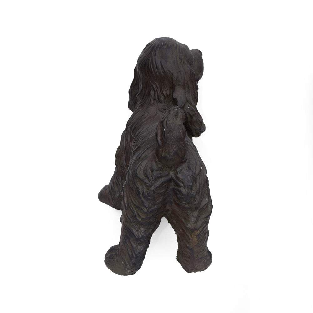 English Elm Christopher Knight Home® - JOSIE Cocker Spaniel Cast Stone Garden Statue, Brown Wash Finish, Weatherproof 14.5"H Accent 65284.00BRN
