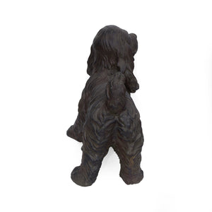 English Elm Christopher Knight Home® - JOSIE Cocker Spaniel Cast Stone Garden Statue, Brown Wash Finish, Weatherproof 14.5"H Accent 65284.00BRN