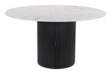 Izola Dining Table White & Black 110140 Zuo Modern