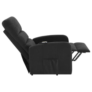 English Elm Royston Channel Back Power Lift Recliner with Remote and Pocket Coil Fabric Seat B062P440092