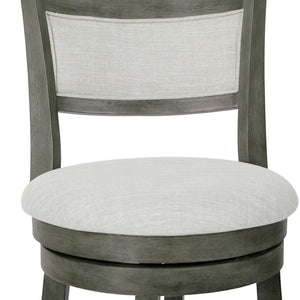 OSP Home Furnishings Swivel Stool 30" Grey