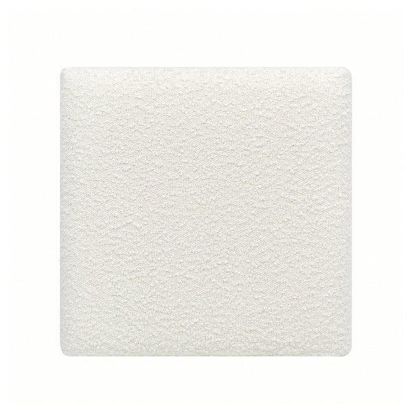 English Elm Jennifer Taylor Home - Ivory 18" Boucle Storage Cube Ottoman with Hinged Lid, Plush Sherpa Texture, Durable Kiln-Dried Frame B2719P238156