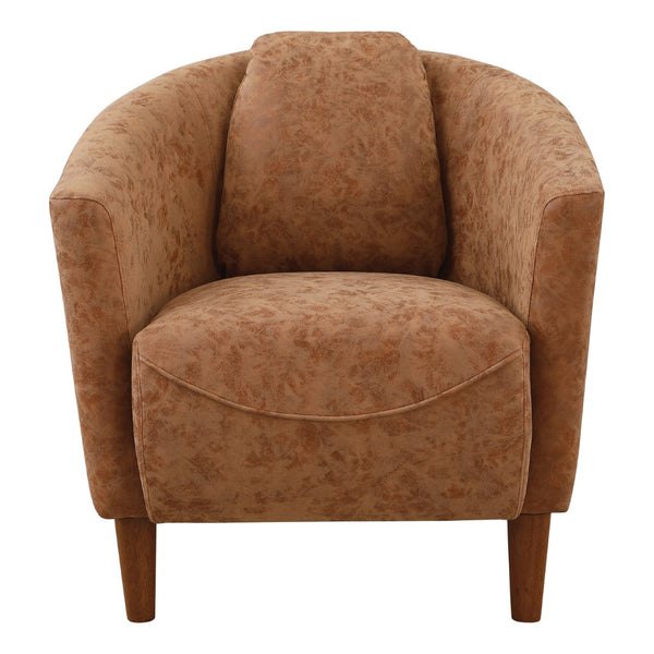 OSP Home Furnishings Aron Tub Chair Brown